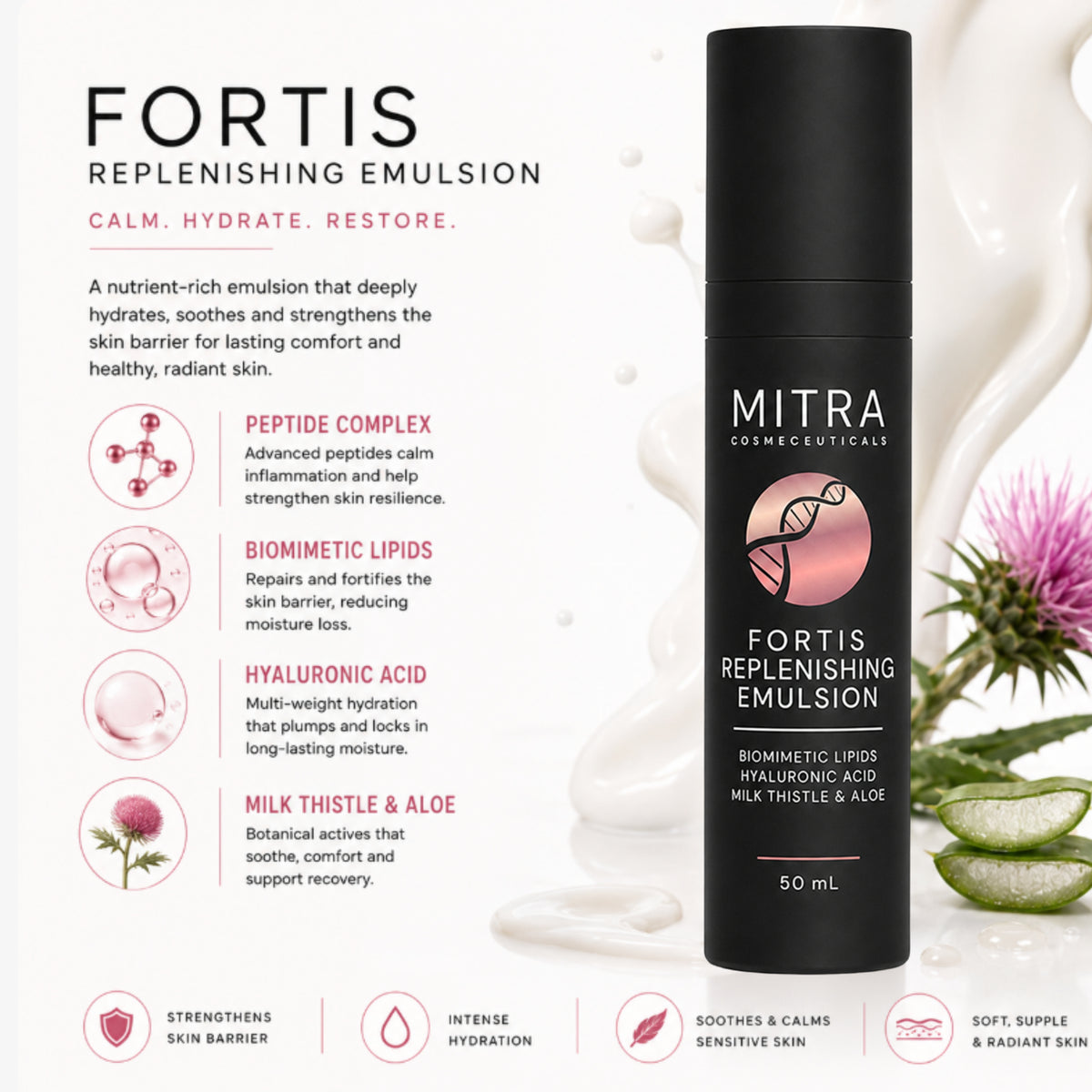 FORTIS REPLENISHING EMULSION 50mL