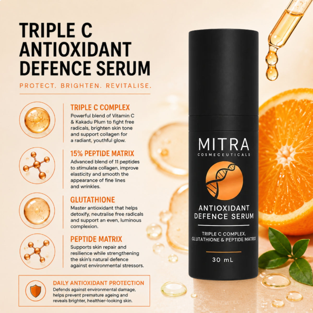 ANTIOXIDANT DEFENCE SERUM 30mL