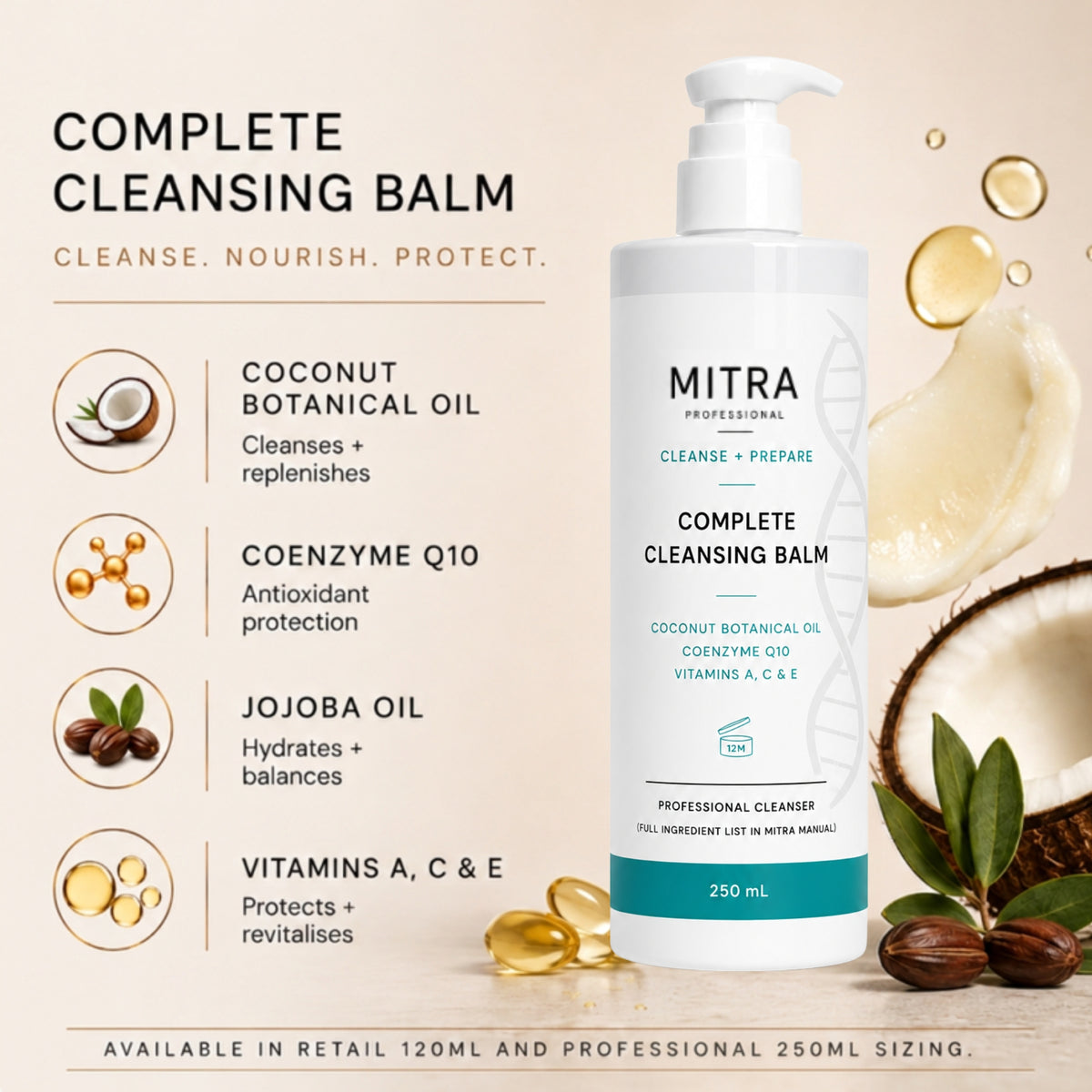 PROFESSIONAL COMPLETE CLEANSING BALM 250ML