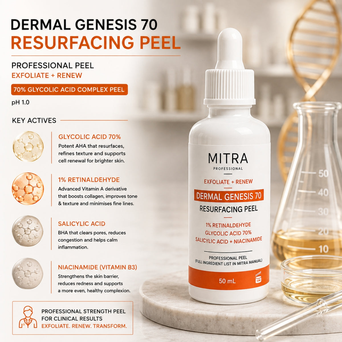 DERMAL GENESIS 70 RESURFACING PEEL