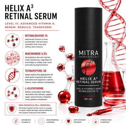 HELIX A³ RETINAL LEVEL III SERUM (1% VITAMIN A) 30mL